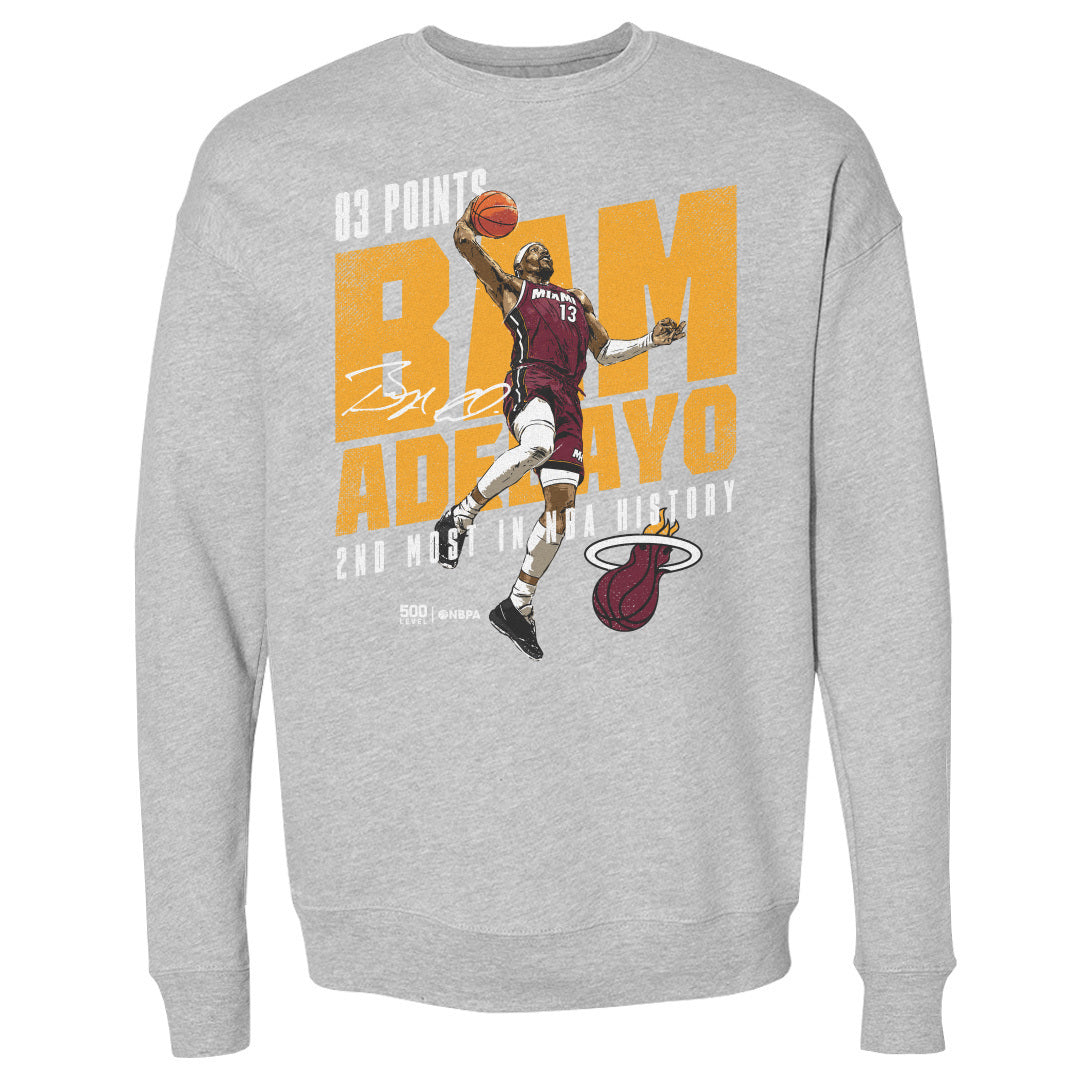 Bam Adebayo Men's Crewneck Sweatshirt | 500 LEVEL