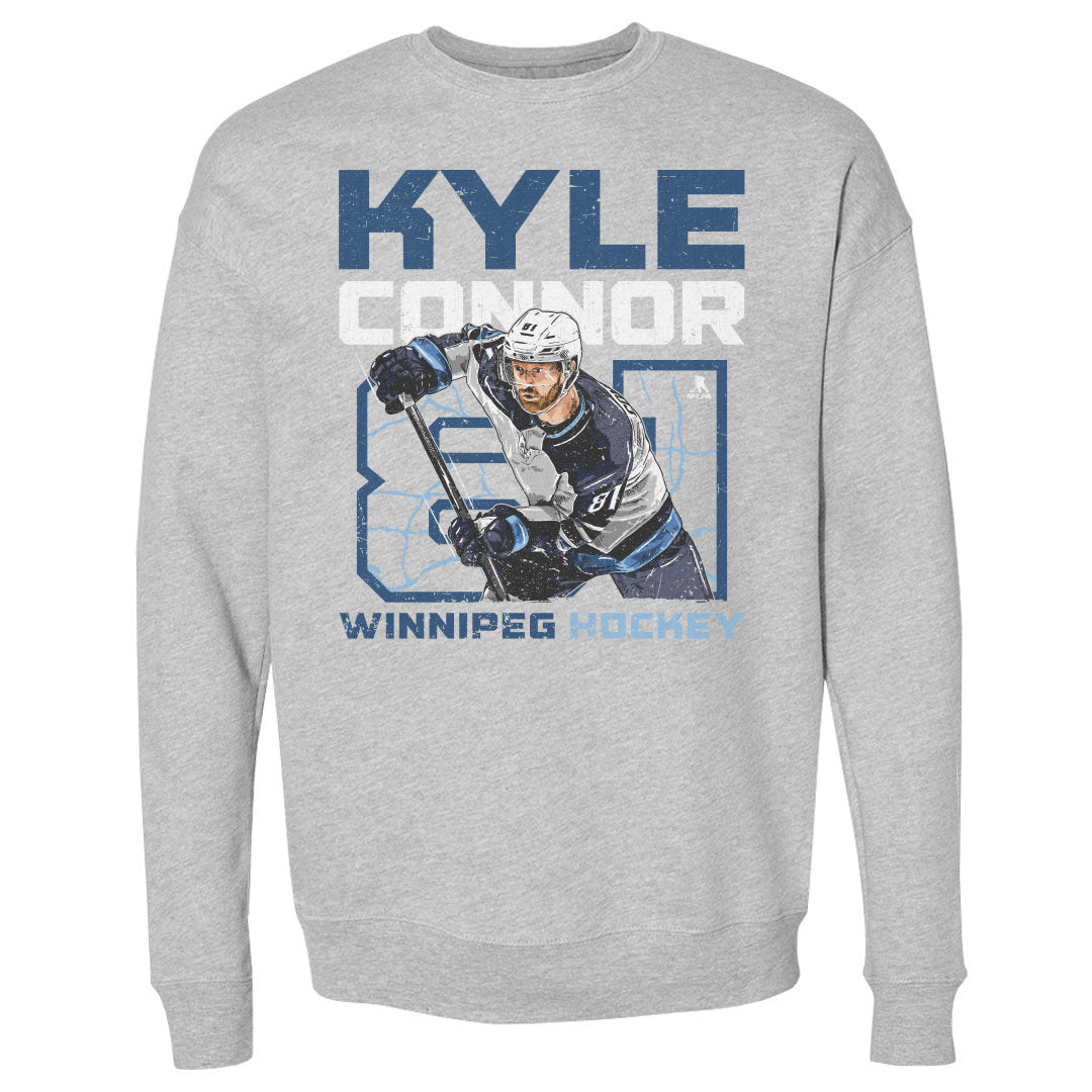 Kyle Connor Men's Crewneck Sweatshirt | 500 LEVEL