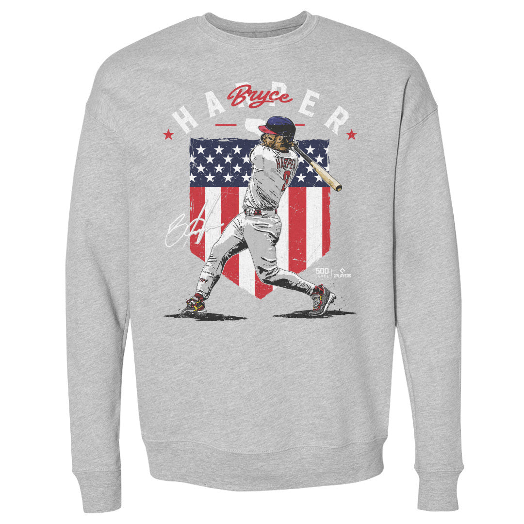 Bryce Harper Men's Crewneck Sweatshirt | 500 LEVEL