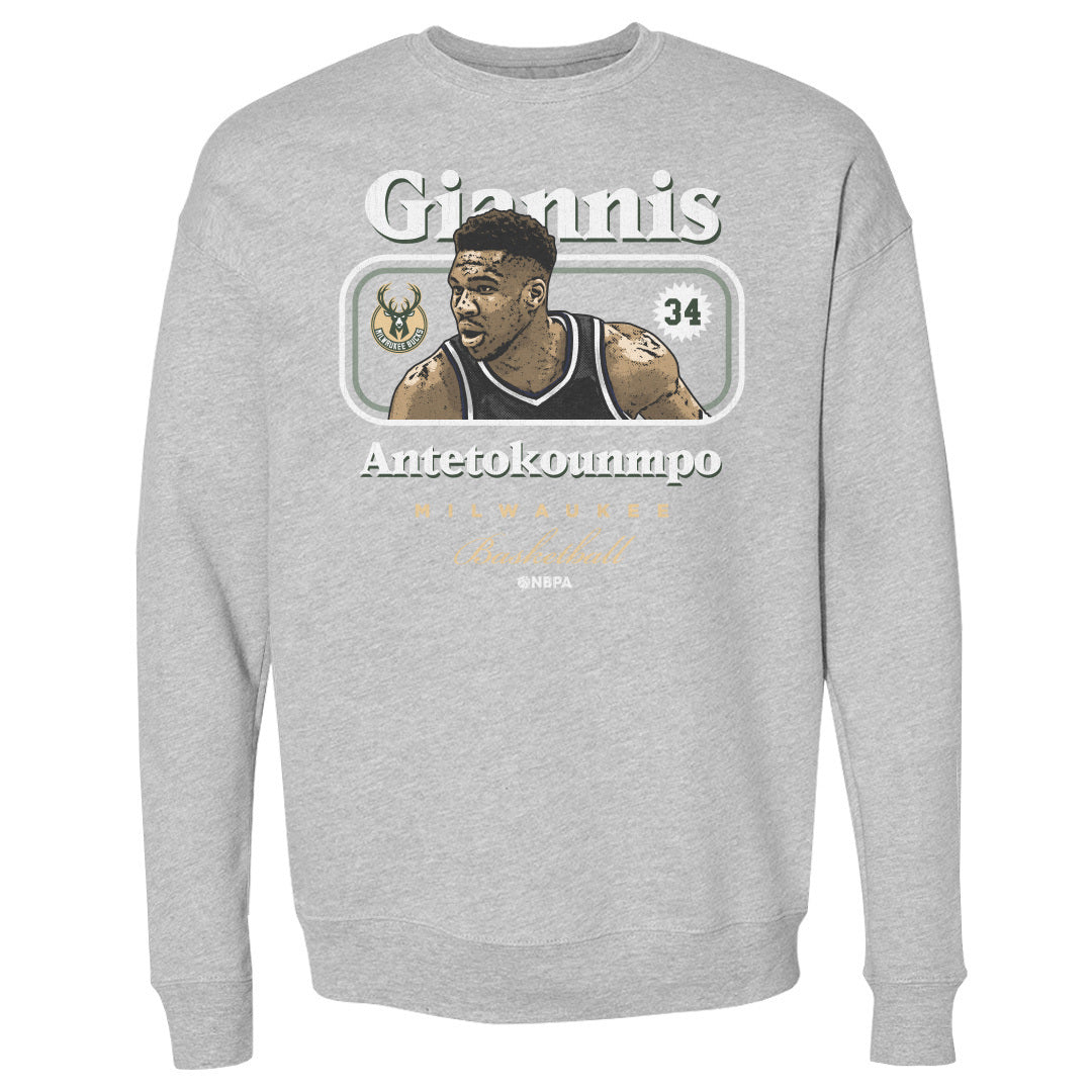 Giannis Antetokounmpo Men's Crewneck Sweatshirt | 500 LEVEL