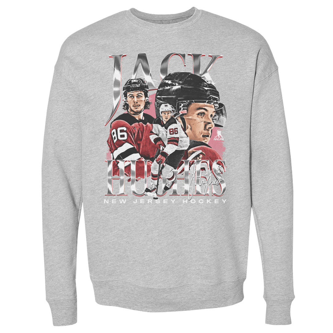 Jack Hughes Men's Crewneck Sweatshirt | 500 LEVEL