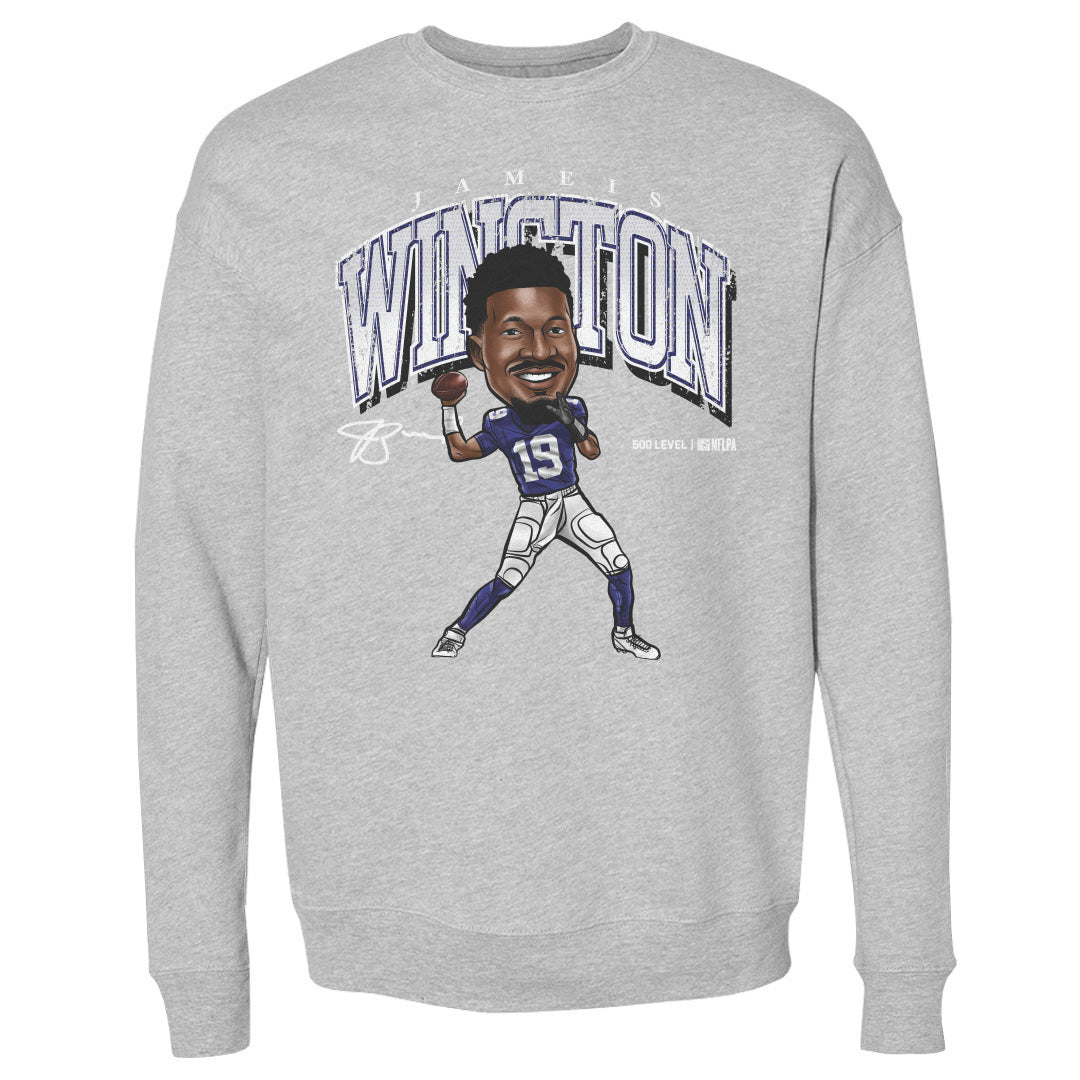 Jameis Winston Men's Crewneck Sweatshirt | 500 LEVEL