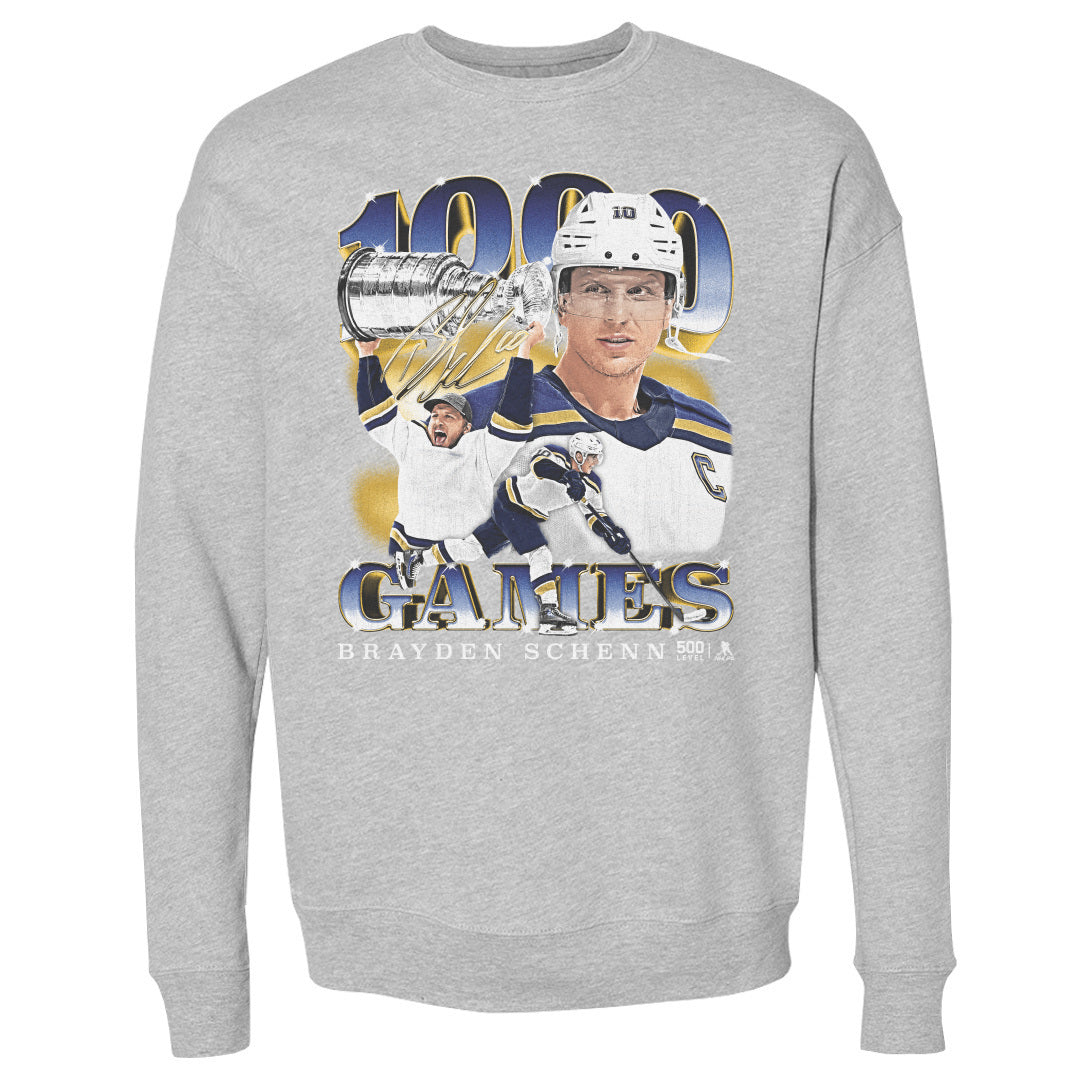 Brayden Schenn Men's Crewneck Sweatshirt | 500 LEVEL