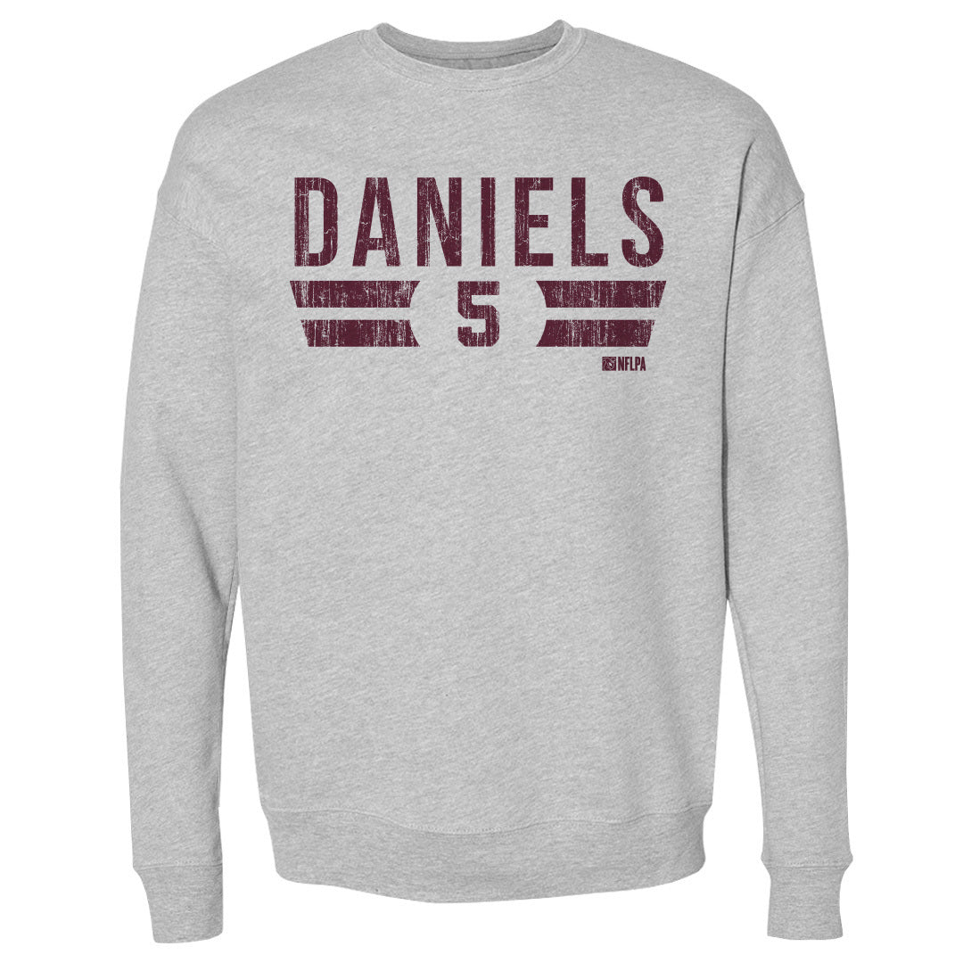 Jayden Daniels Men's Crewneck Sweatshirt | 500 LEVEL