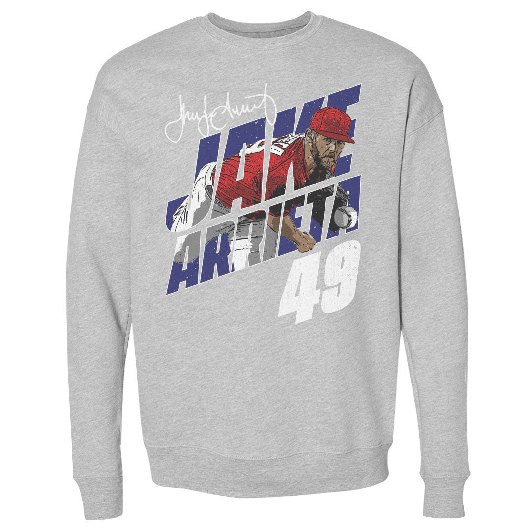 Jake Arrieta Men's Crewneck Sweatshirt | 500 LEVEL