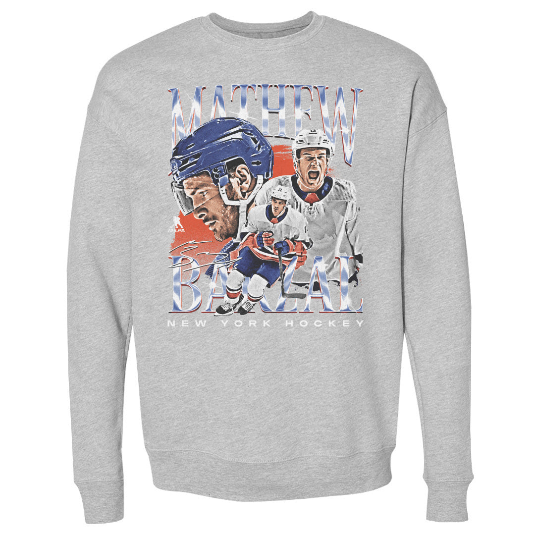 Mathew Barzal Men's Crewneck Sweatshirt | 500 LEVEL