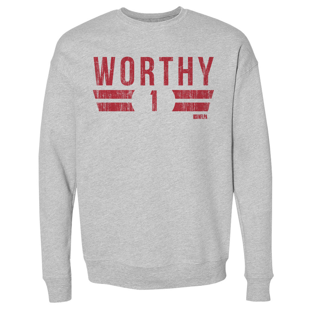 Xavier Worthy Men's Crewneck Sweatshirt | 500 LEVEL