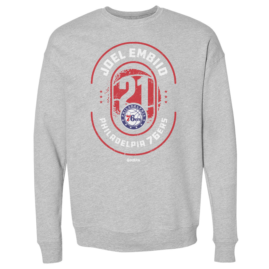 Joel Embiid Men's Crewneck Sweatshirt | 500 LEVEL
