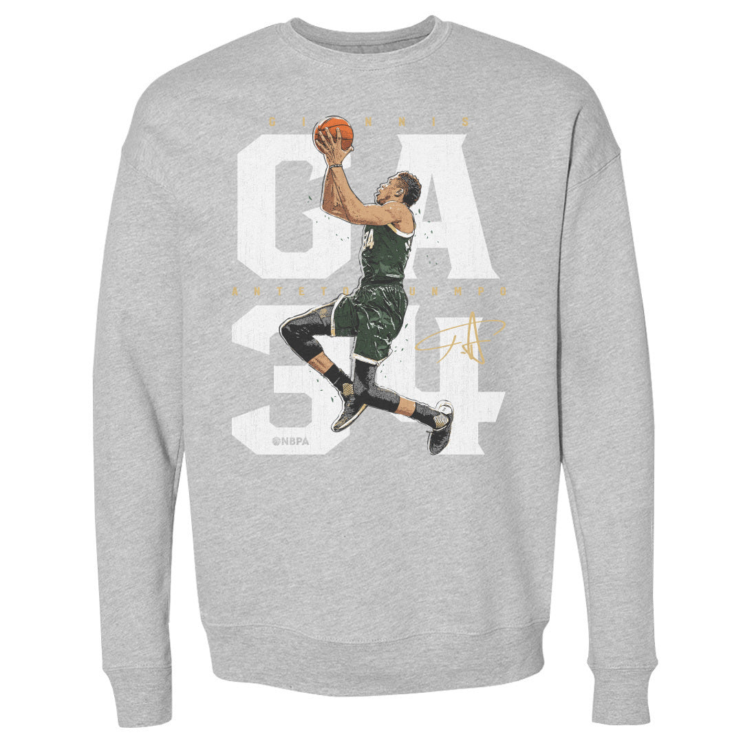 Giannis Antetokounmpo Men's Crewneck Sweatshirt | 500 LEVEL