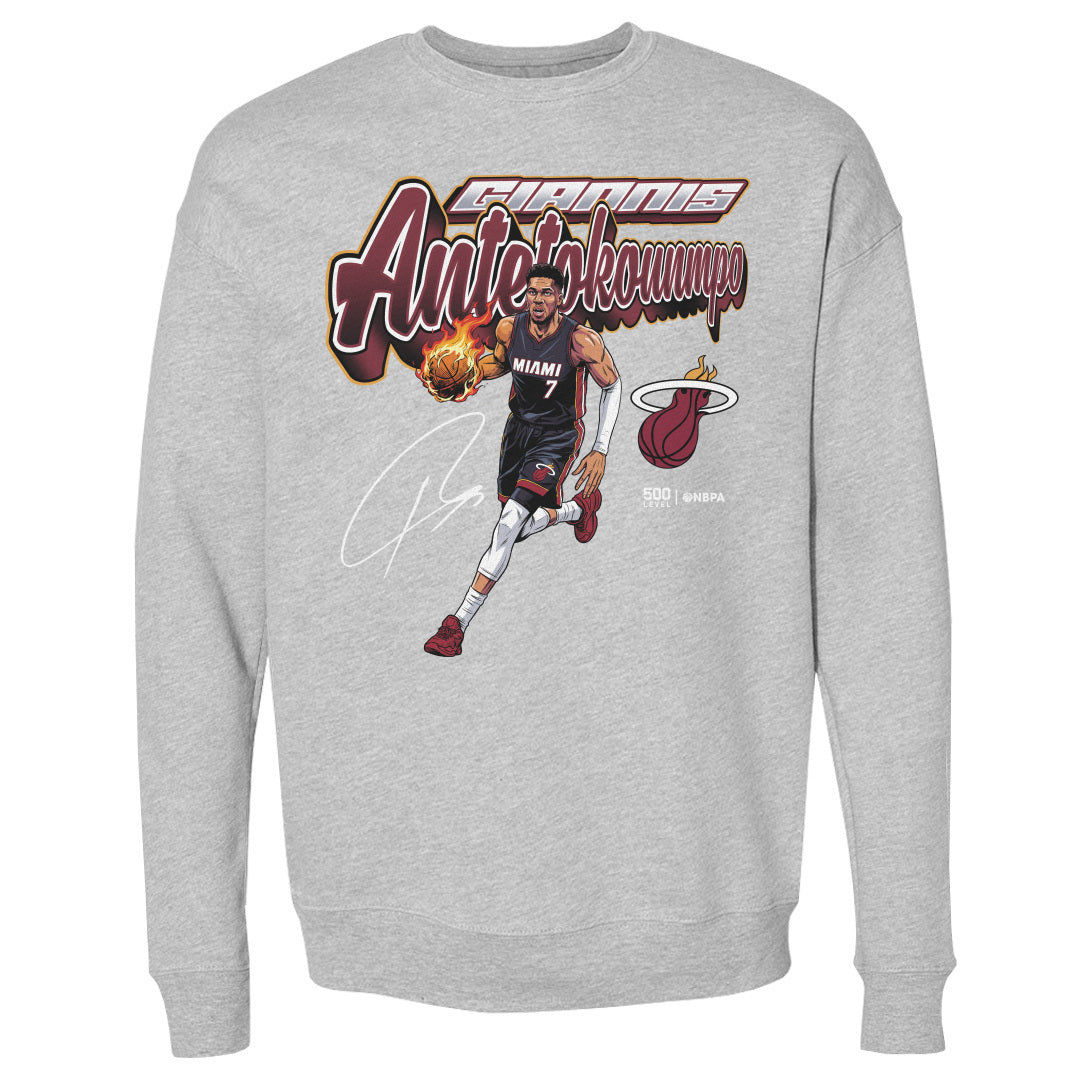 Giannis Antetokounmpo Men's Crewneck Sweatshirt | 500 LEVEL