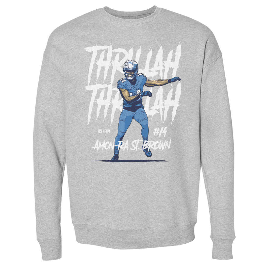 Amon-Ra St. Brown Men's Crewneck Sweatshirt | 500 LEVEL