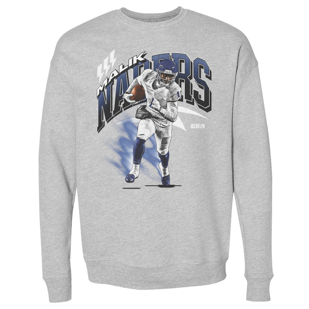 Malik Nabers Men's Crewneck Sweatshirt | 500 LEVEL