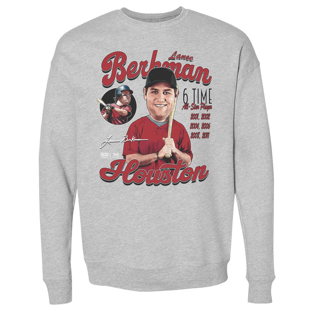 Lance Berkman Men's Crewneck Sweatshirt | 500 LEVEL