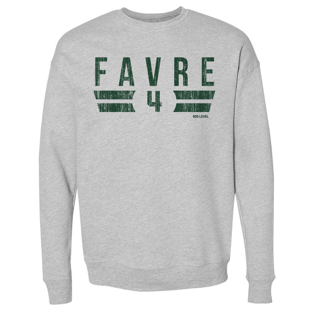 Brett Favre Men's Crewneck Sweatshirt | 500 LEVEL