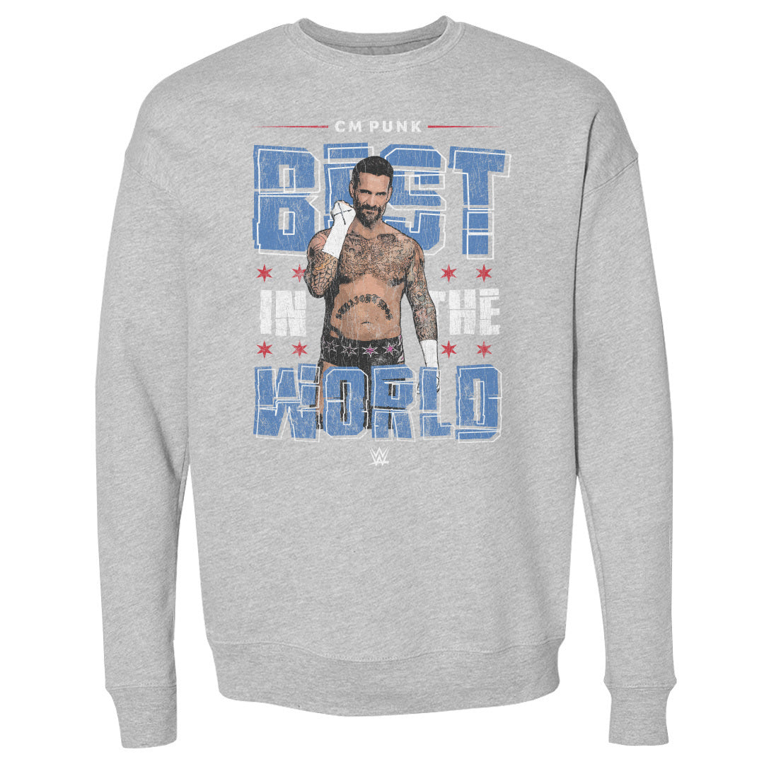 CM Punk Men's Crewneck Sweatshirt | 500 LEVEL