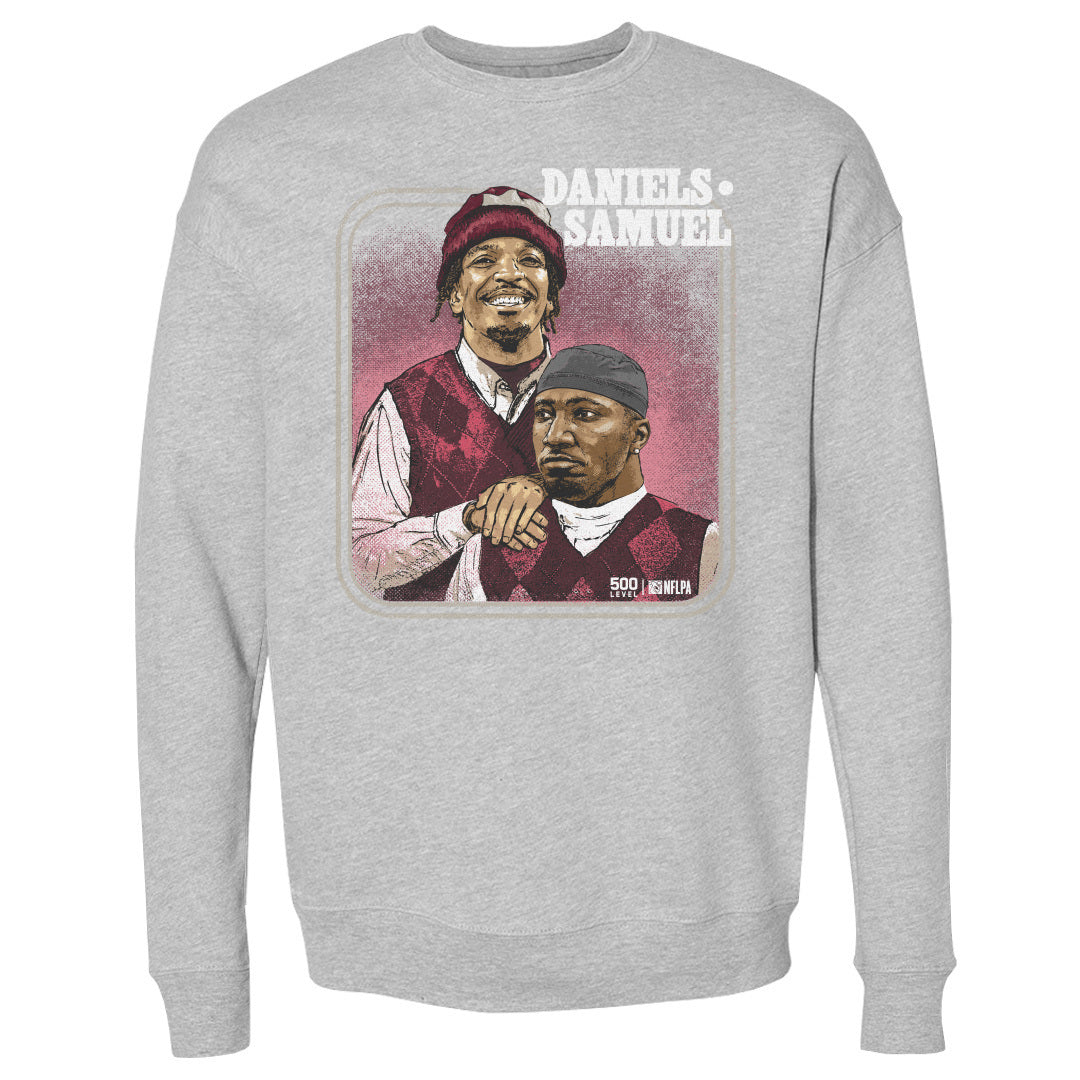 Jayden Daniels Men's Crewneck Sweatshirt | 500 LEVEL