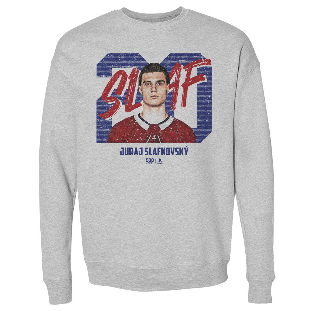 Juraj Slafkovsky Men's Crewneck Sweatshirt | 500 LEVEL