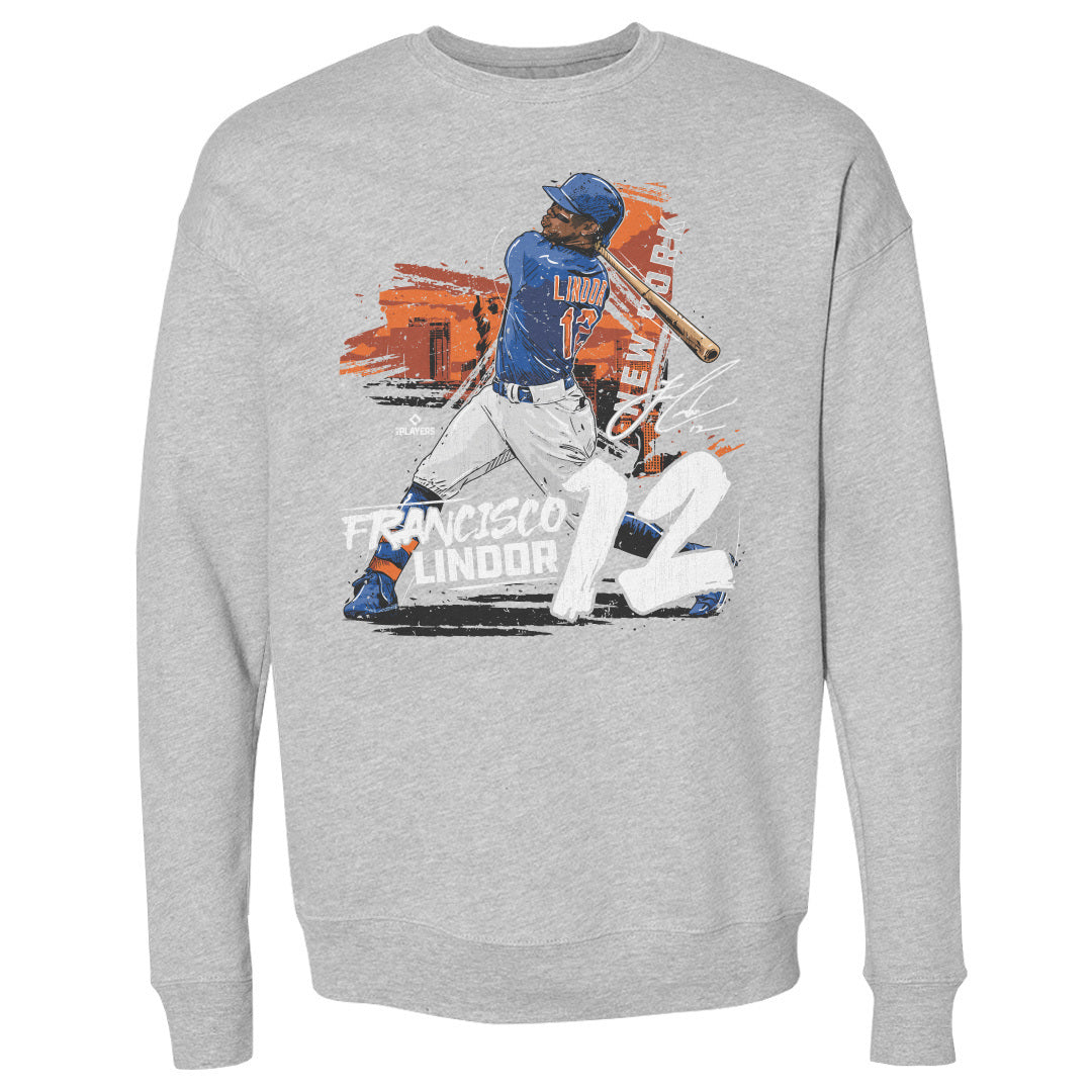 Francisco Lindor Men's Crewneck Sweatshirt | 500 LEVEL