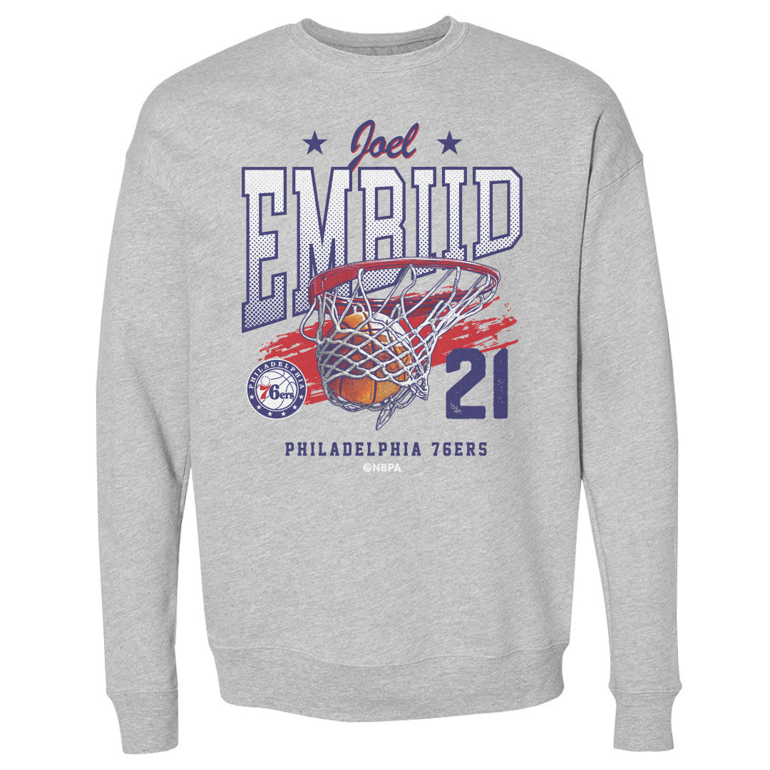 Joel Embiid Men's Crewneck Sweatshirt | 500 LEVEL