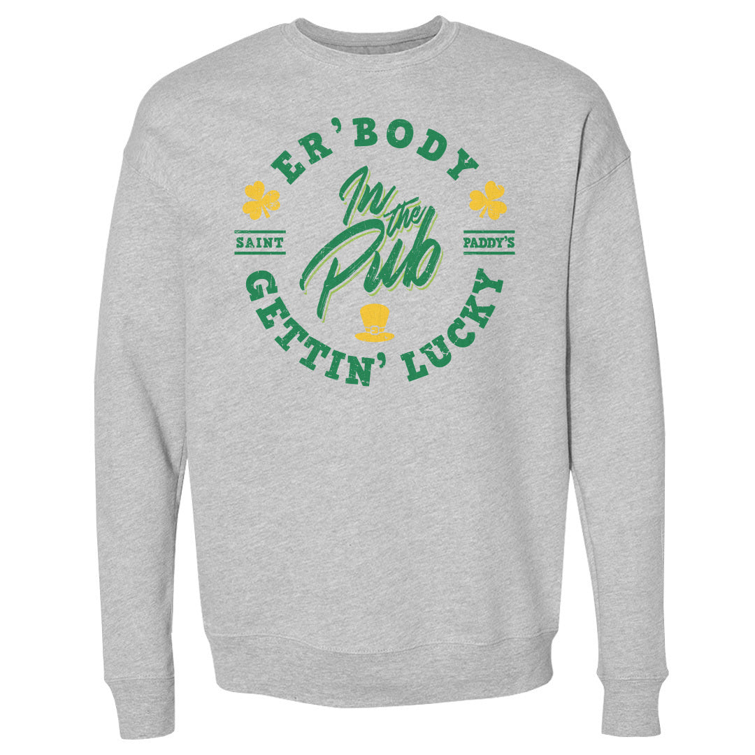 St. Patrick's Day Men's Crewneck Sweatshirt | 500 LEVEL