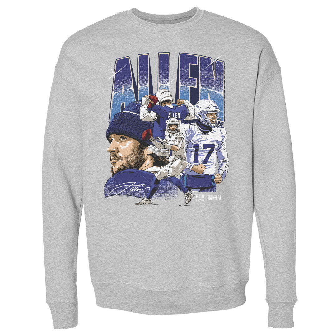 Josh Allen Men's Crewneck Sweatshirt | 500 LEVEL