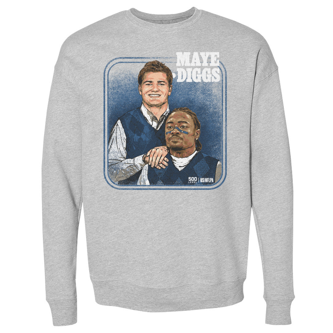 Drake Maye Men's Crewneck Sweatshirt | 500 LEVEL