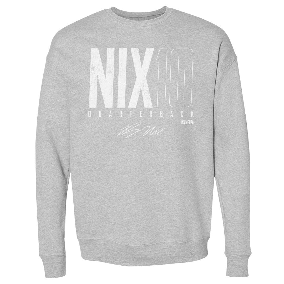 Bo Nix Men's Crewneck Sweatshirt | 500 LEVEL
