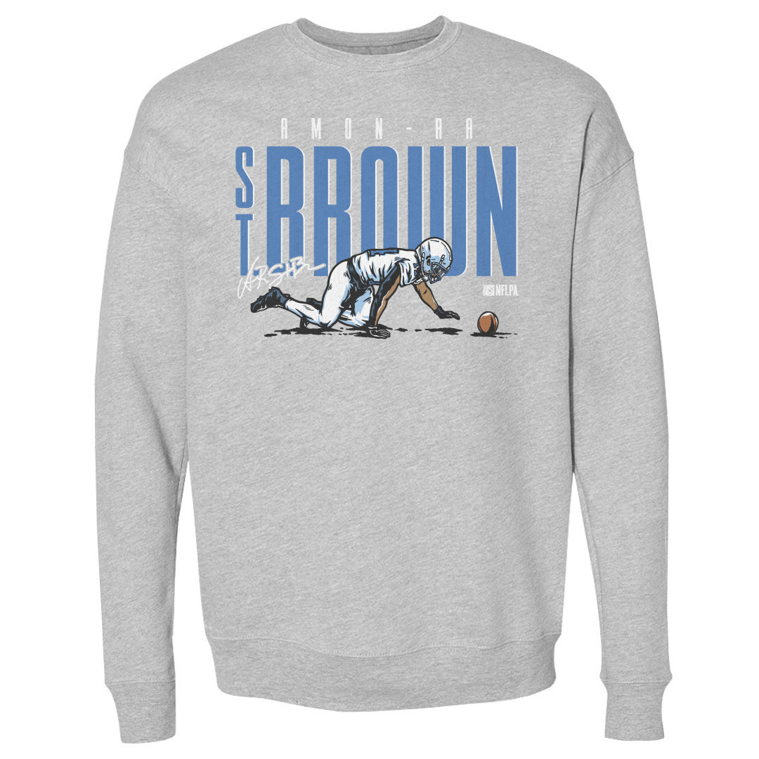 Amon-Ra St. Brown Men's Crewneck Sweatshirt | 500 LEVEL
