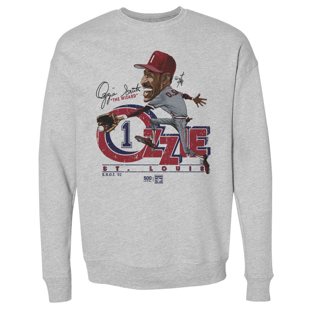 Ozzie Smith Men's Crewneck Sweatshirt | 500 LEVEL
