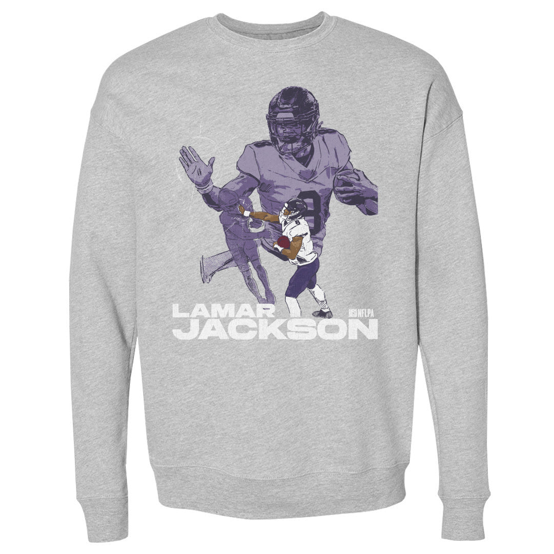Lamar Jackson Men's Crewneck Sweatshirt | 500 LEVEL