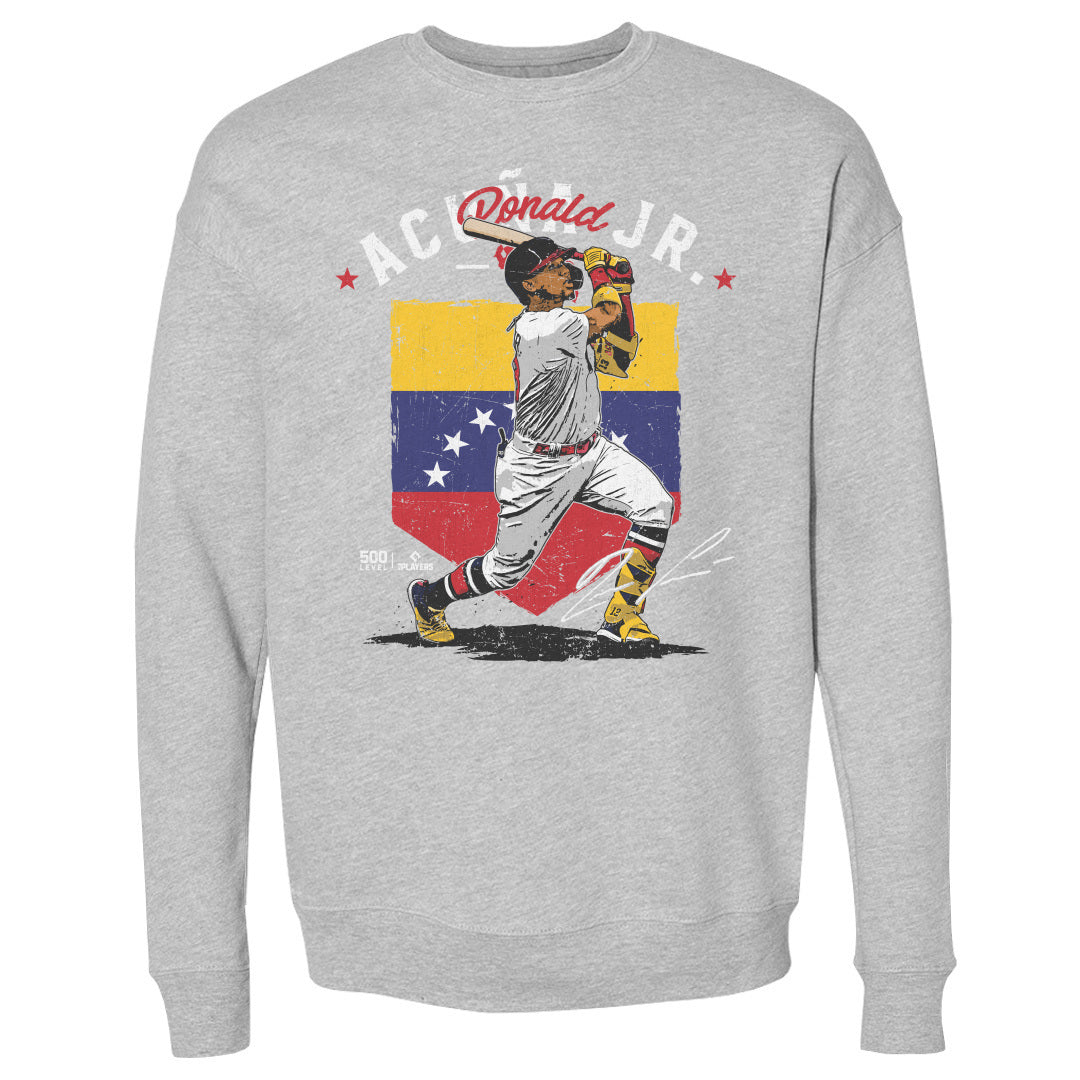 Ronald Acuna Jr. Men's Crewneck Sweatshirt | 500 LEVEL