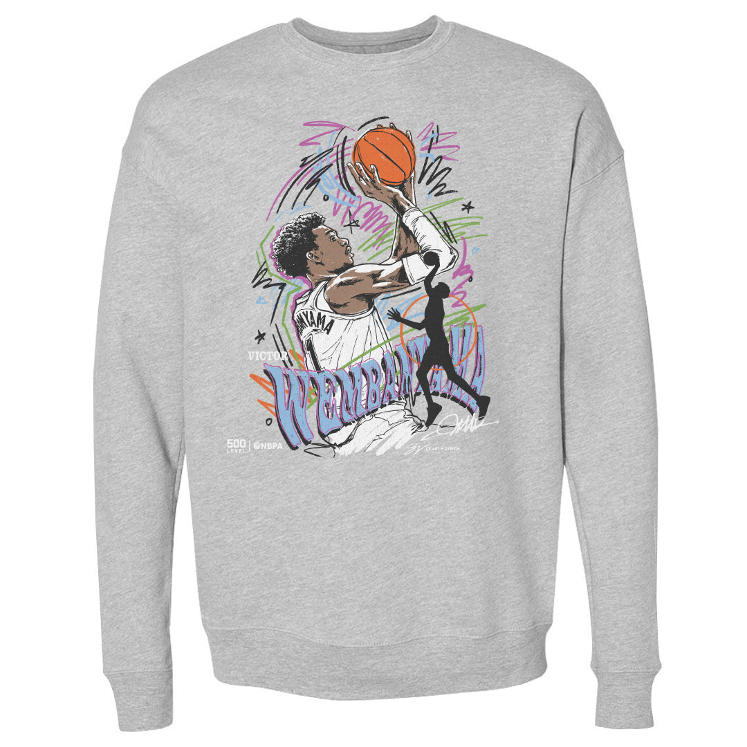 Victor Wembanyama Men's Crewneck Sweatshirt | 500 LEVEL
