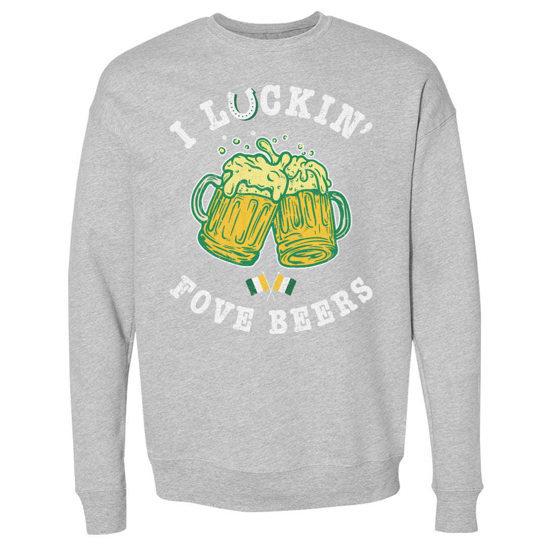 St. Patrick's Day Men's Crewneck Sweatshirt | 500 LEVEL