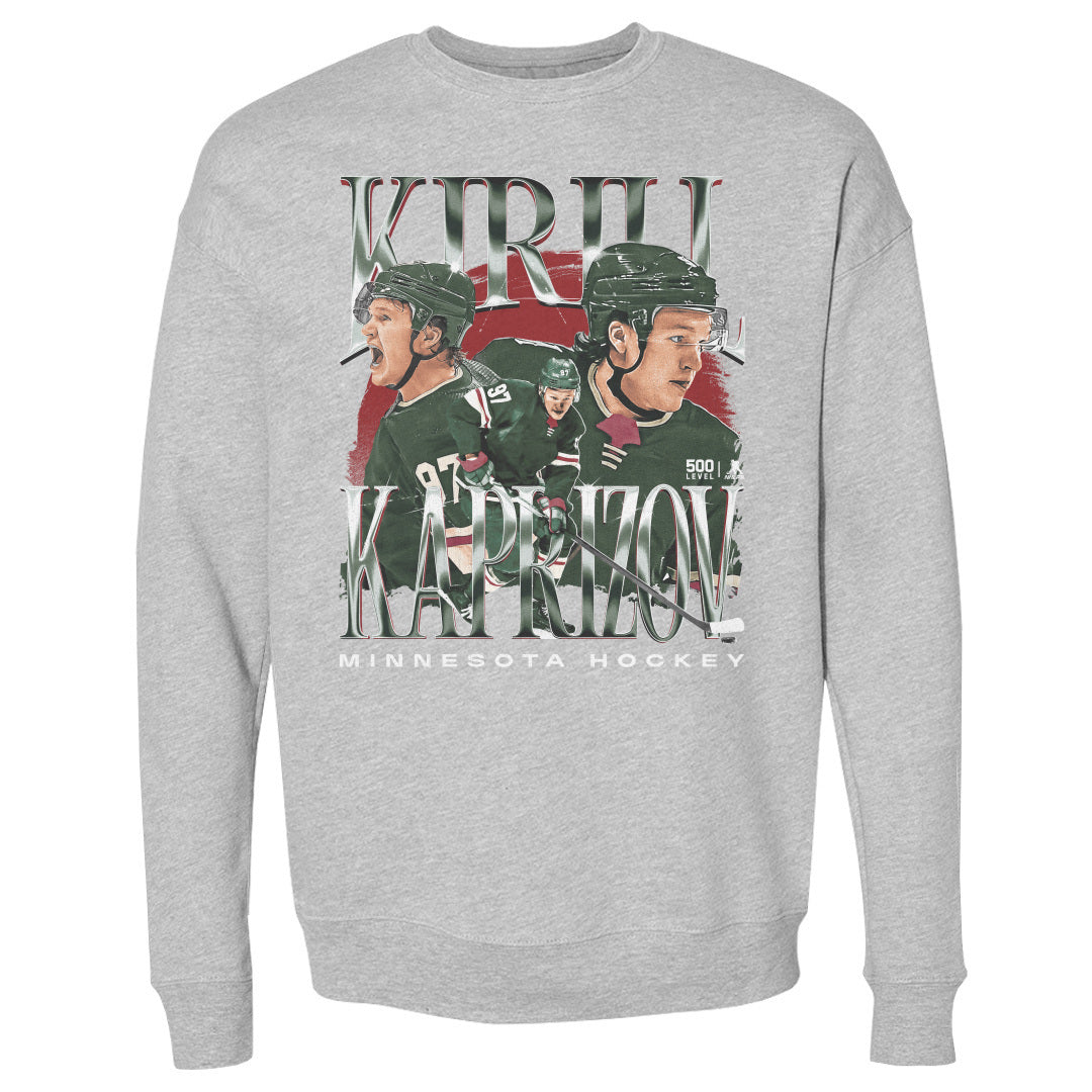 Kirill Kaprizov Men's Crewneck Sweatshirt | 500 LEVEL