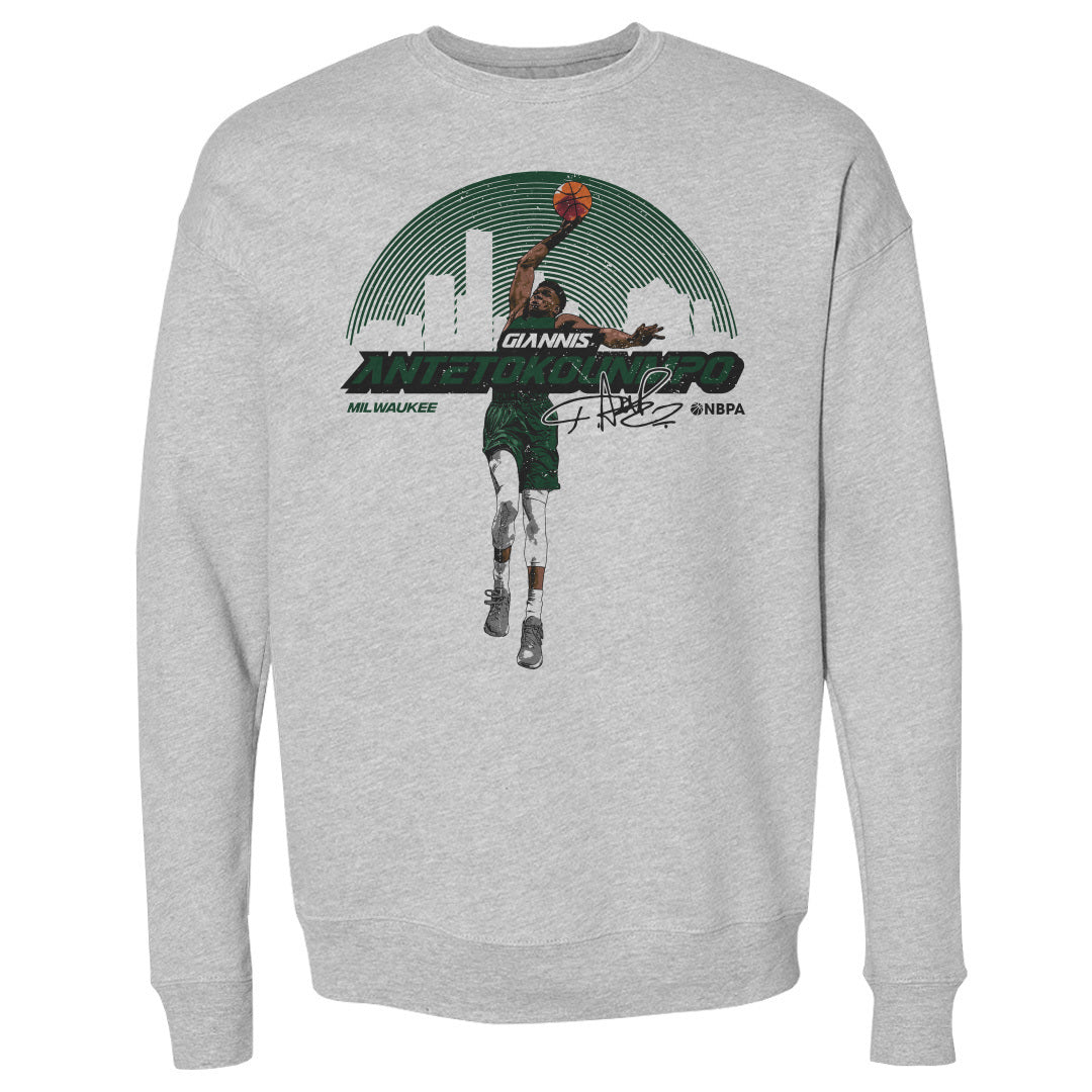 Giannis Antetokounmpo Men's Crewneck Sweatshirt | 500 LEVEL