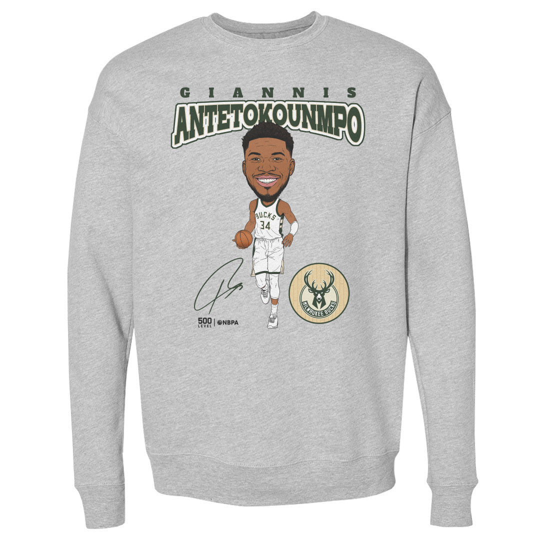 Giannis Antetokounmpo Men's Crewneck Sweatshirt | 500 LEVEL