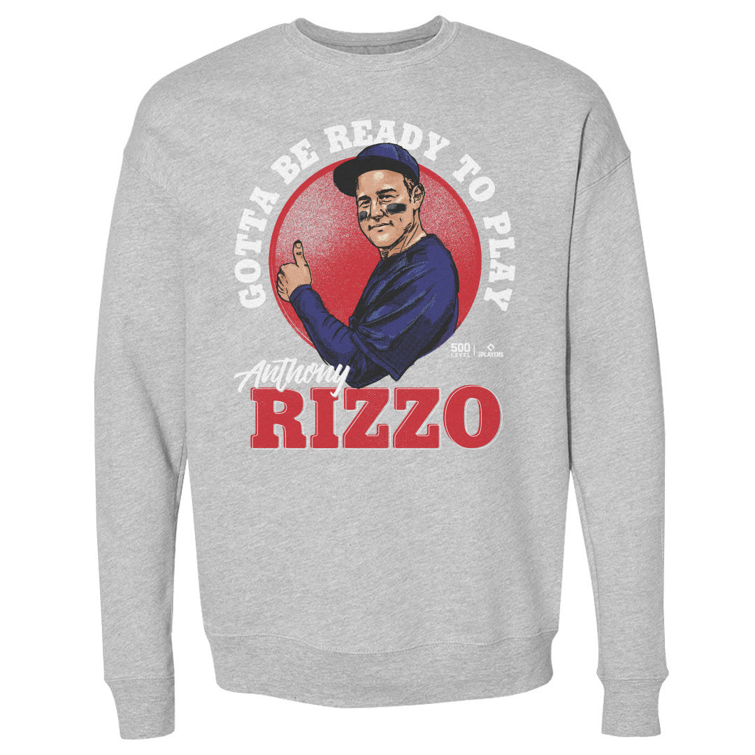 Anthony Rizzo Men's Crewneck Sweatshirt | 500 LEVEL
