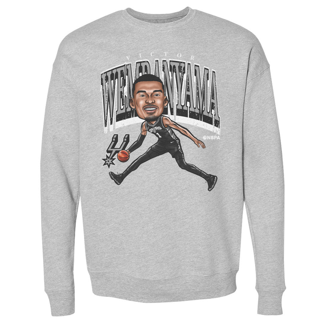 Victor Wembanyama Men's Crewneck Sweatshirt | 500 LEVEL