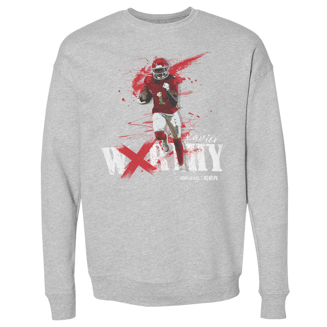 Xavier Worthy Men's Crewneck Sweatshirt | 500 LEVEL