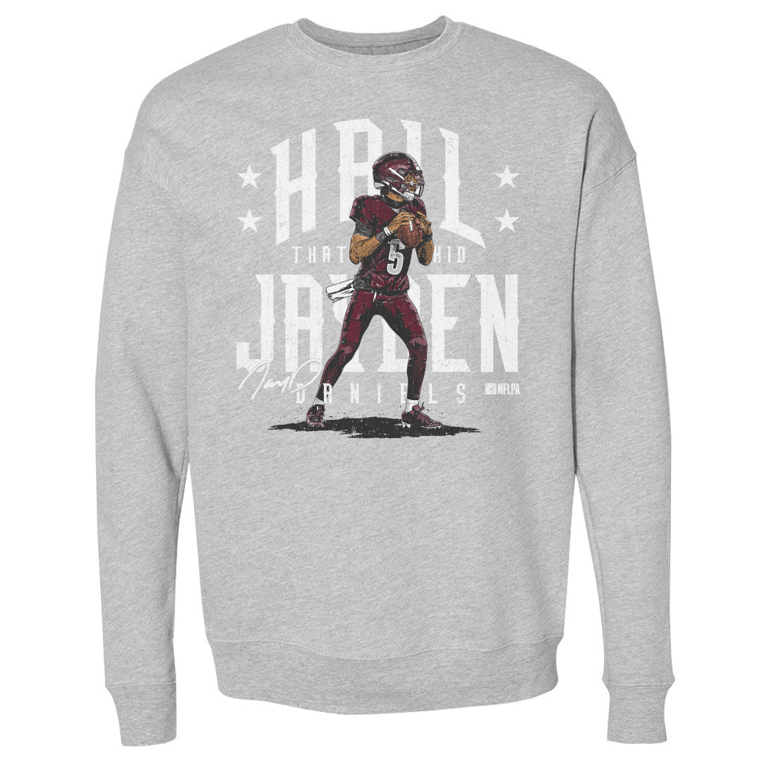 Jayden Daniels Men's Crewneck Sweatshirt | 500 LEVEL