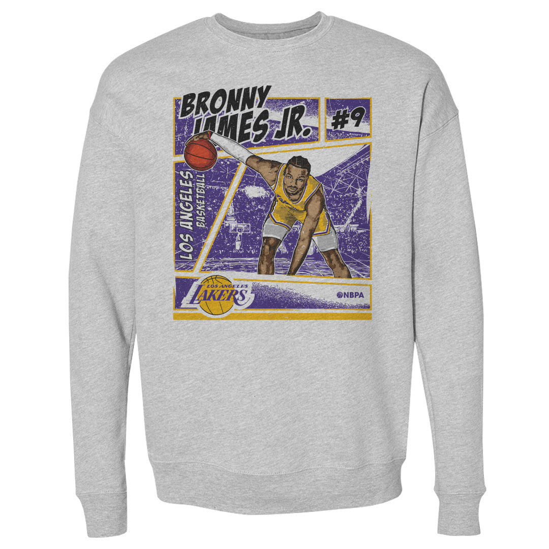 Bronny James Jr. Men's Crewneck Sweatshirt | 500 LEVEL