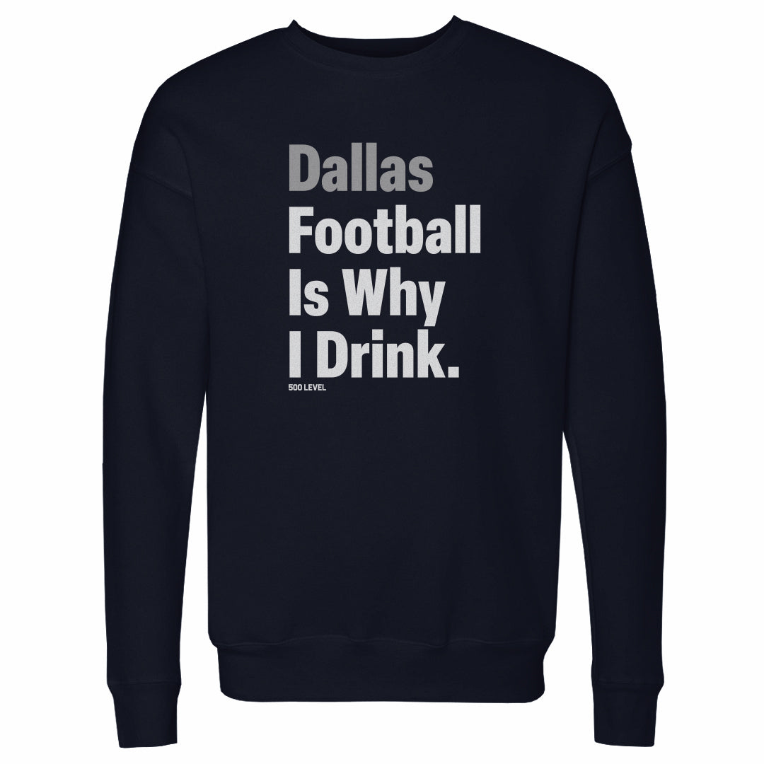 Dallas Football Men's Crewneck Sweatshirt | 500 LEVEL