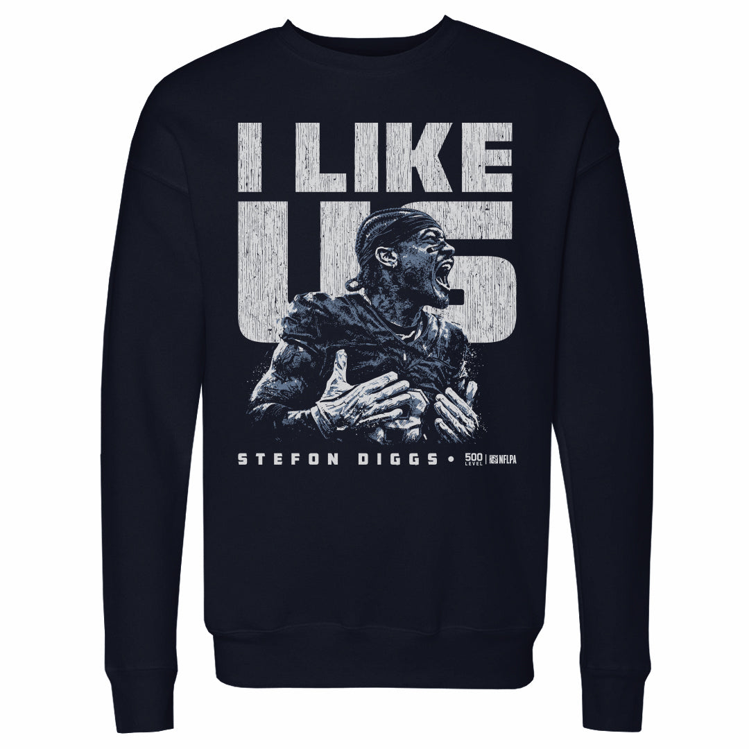 Stefon Diggs Men's Crewneck Sweatshirt | 500 LEVEL
