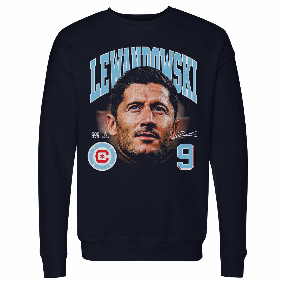 Robert Lewandowski Men's Crewneck Sweatshirt | 500 LEVEL