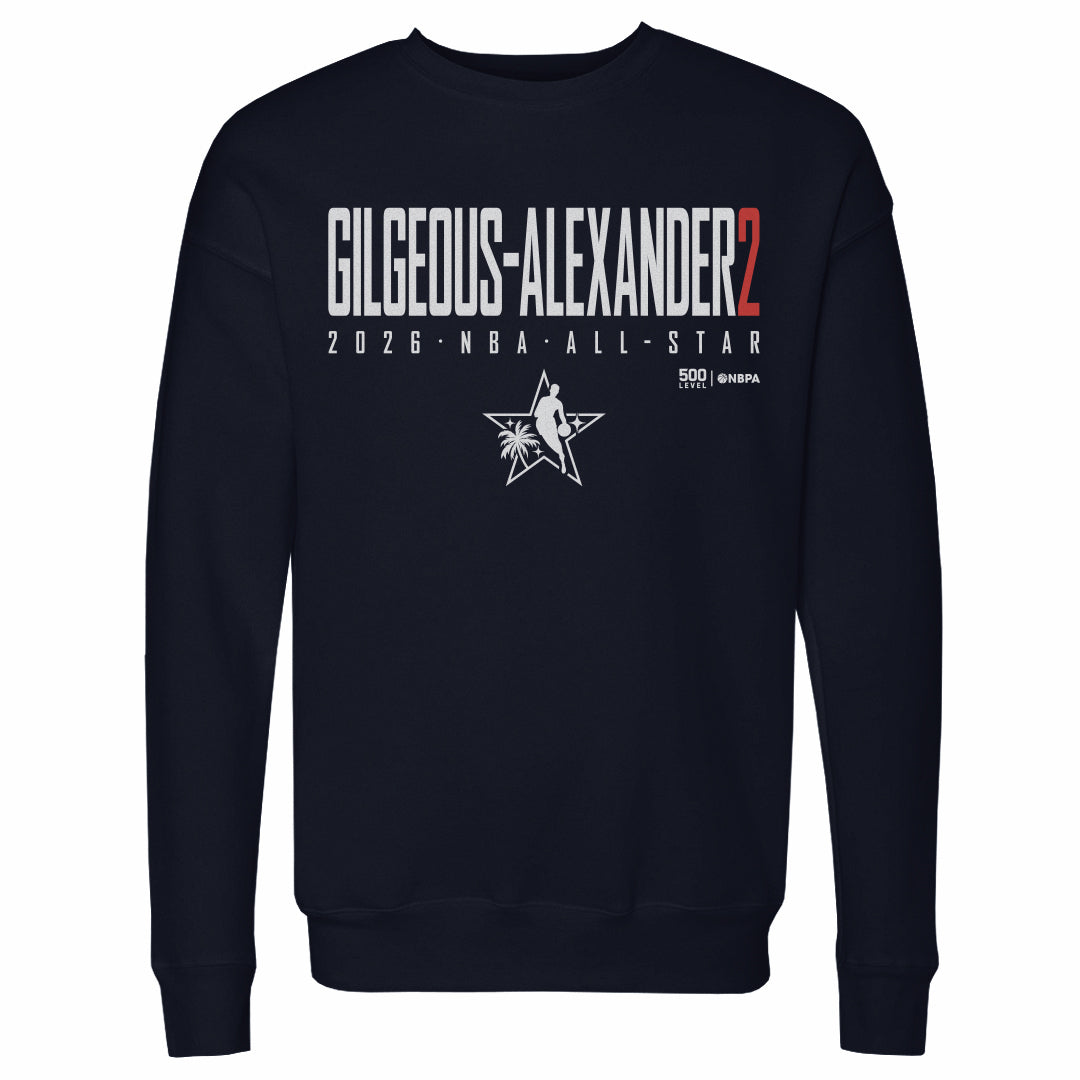 Shai Gilgeous-Alexander Men's Crewneck Sweatshirt | 500 LEVEL