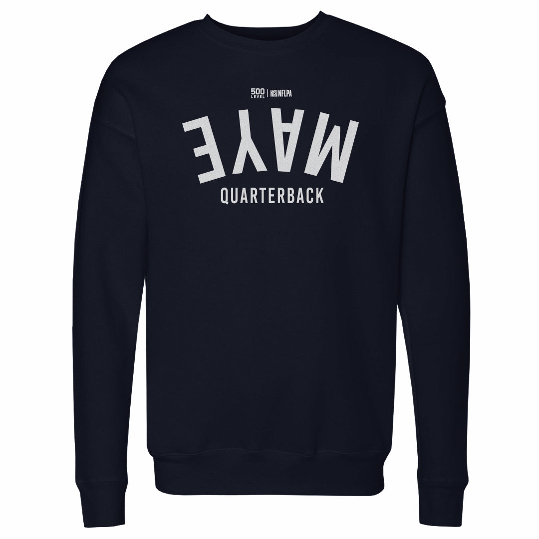 Drake Maye Men's Crewneck Sweatshirt | 500 LEVEL