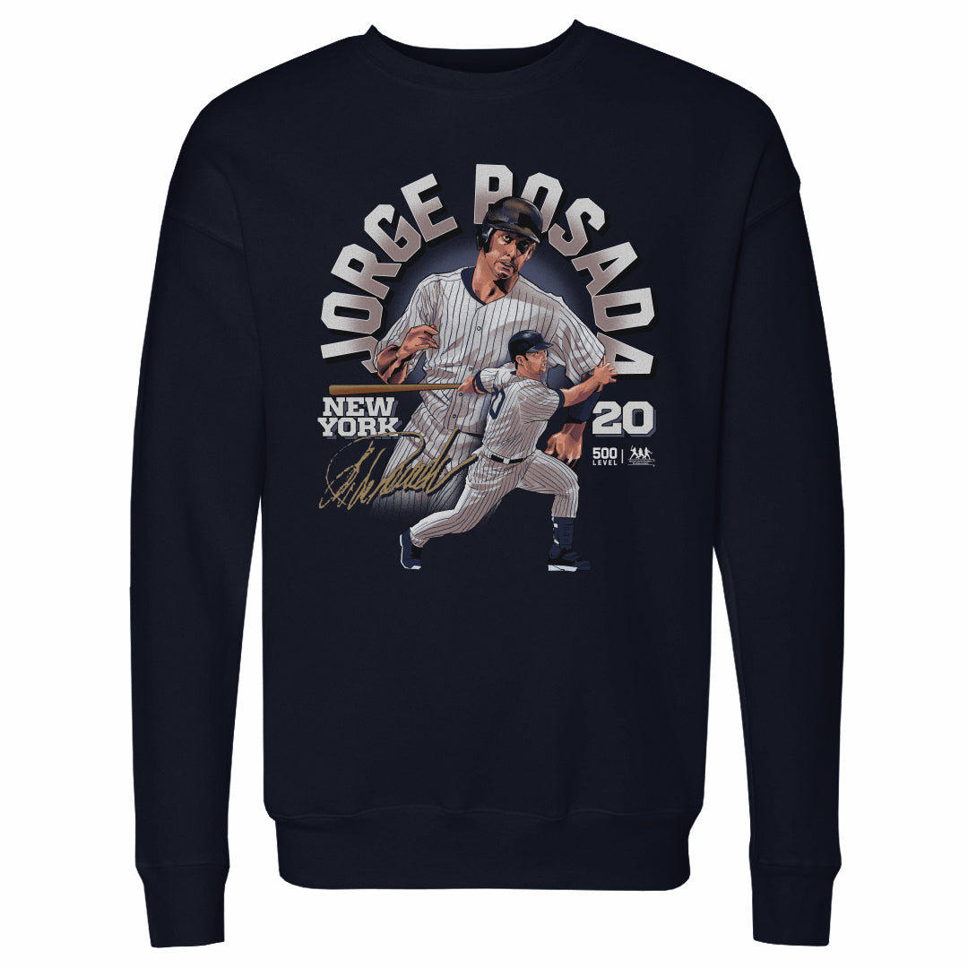 Jorge Posada Men's Crewneck Sweatshirt | 500 LEVEL