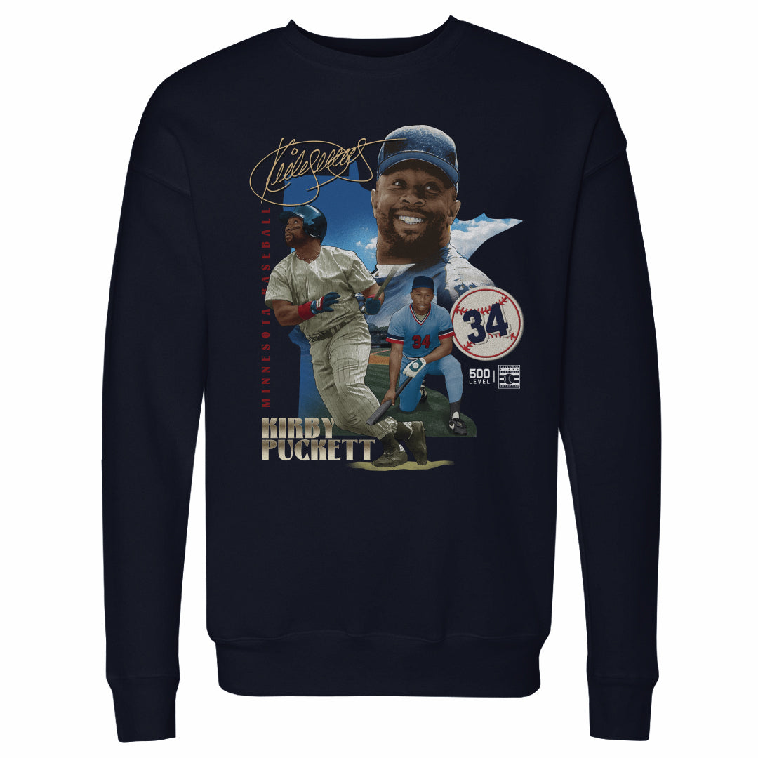 Kirby Puckett Men's Crewneck Sweatshirt | 500 LEVEL