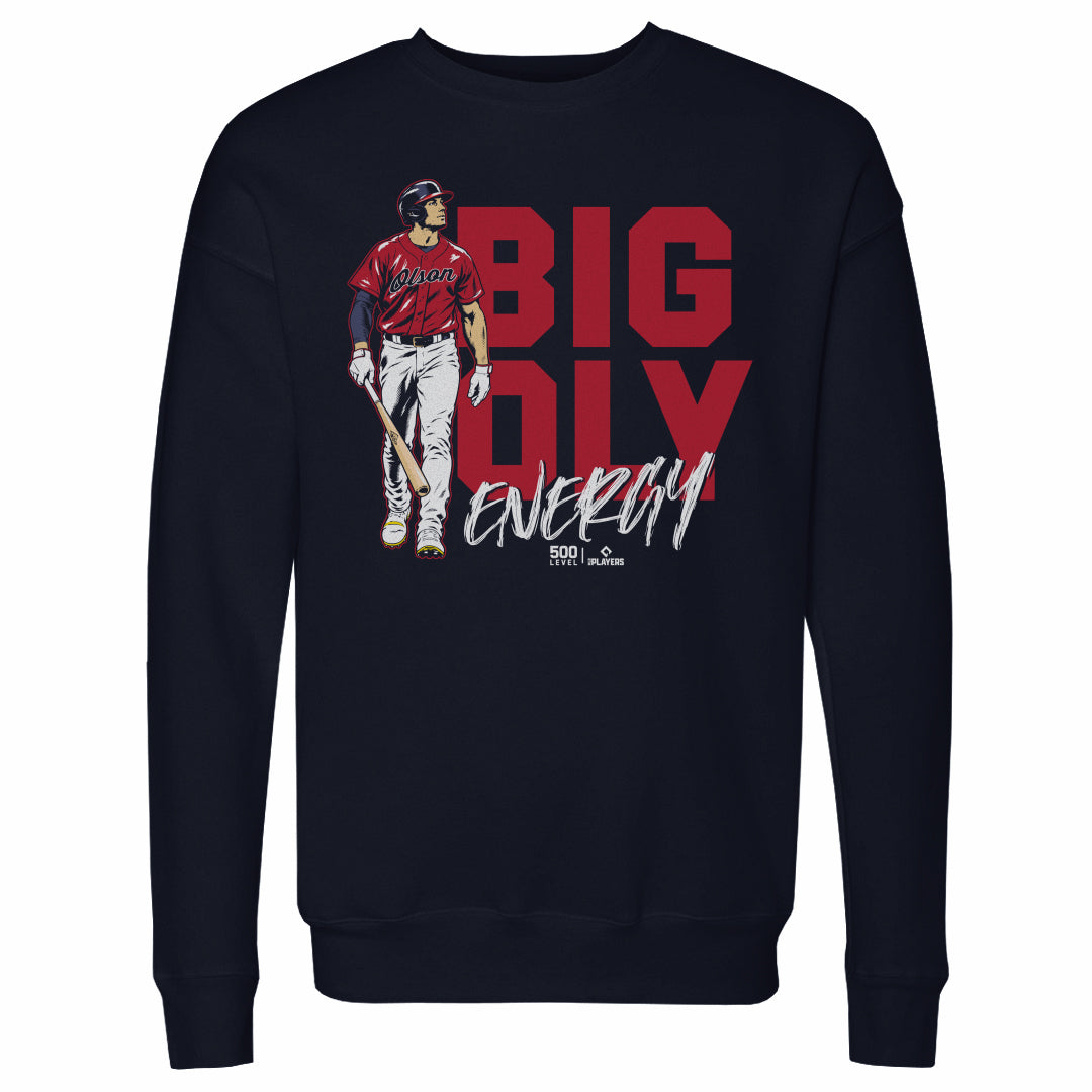 Matt Olson Men's Crewneck Sweatshirt | 500 LEVEL