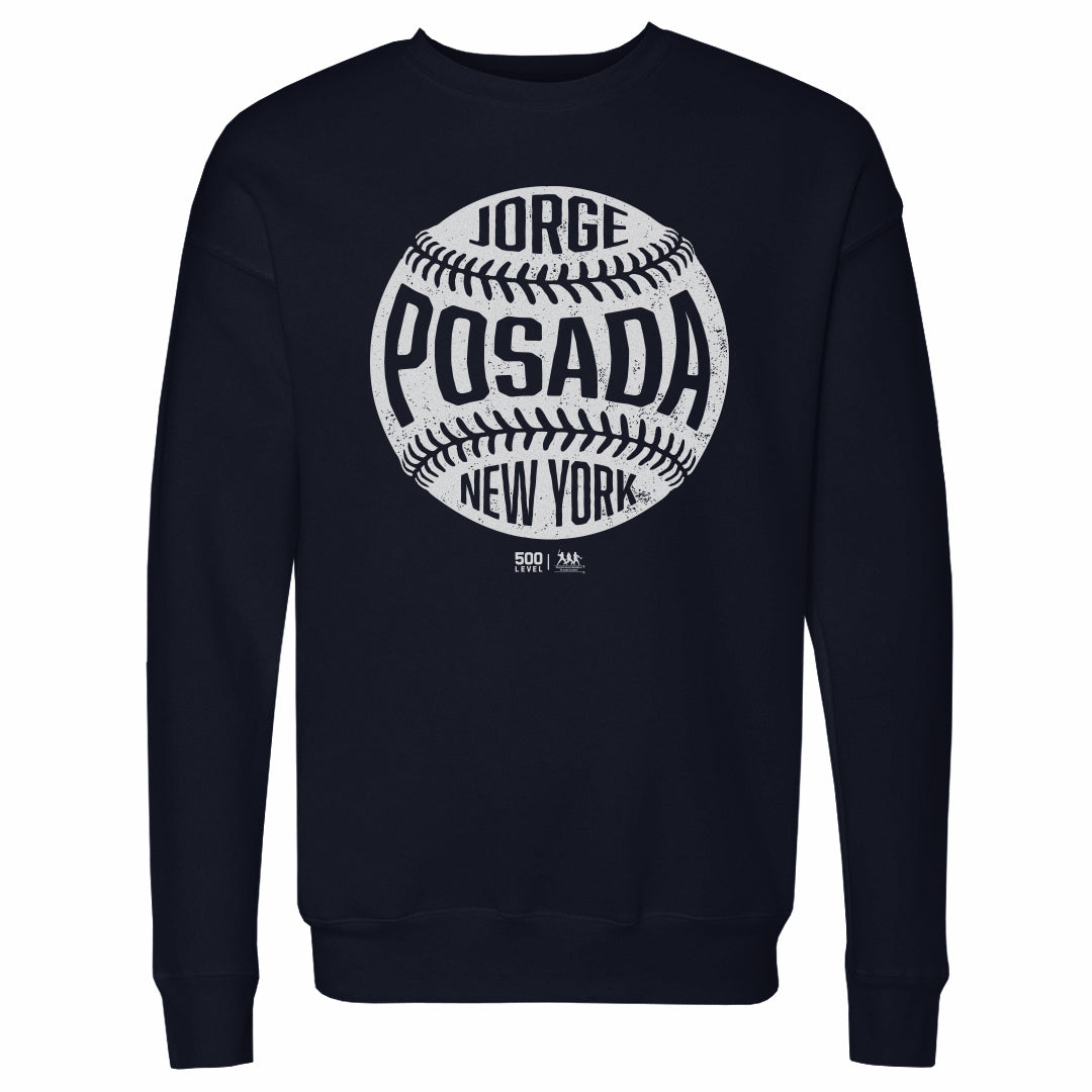 Jorge Posada Men's Crewneck Sweatshirt | 500 LEVEL